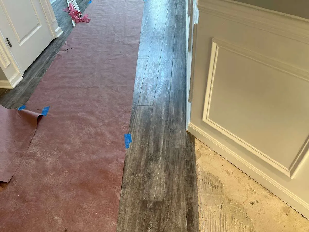 Completed marble shower restoration in Kaufman